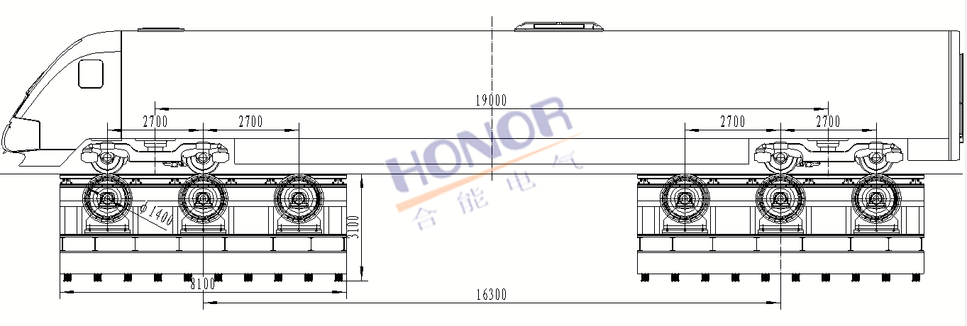 軌道交通車(chē)輛底盤(pán)測(cè)功機(jī)